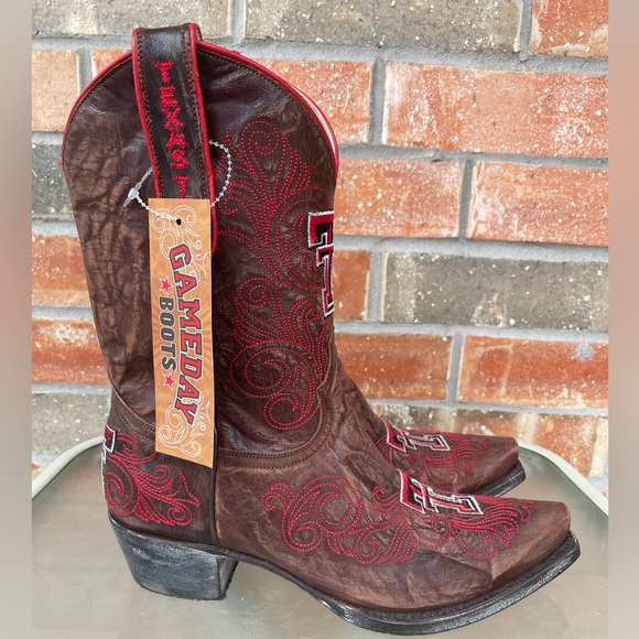 Texas Tech Raider Gameday Cowboy Boots - Picture 4 of 8